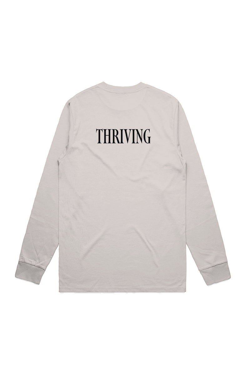 9 To 5 Thriving - Bone Double Sided Classic L/S T-Shirt – Nyn To Fyv