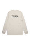 9 To 5 Thriving - Ecru Classic Double Sided L/S T-Shirt