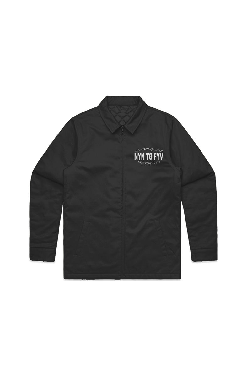 ジャケット・アウター YUAN DRESS COACHES JACKET BLACK YUAN DRESS COACHES JACKET BLACK（New Era Men's Black Coach's