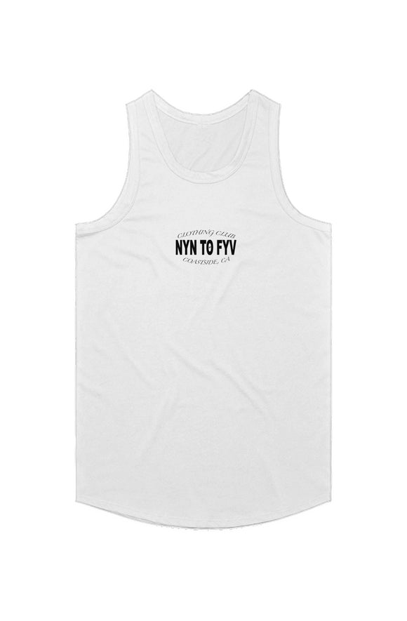 9 To 5 Clothing Club - White Authentic Tank Top