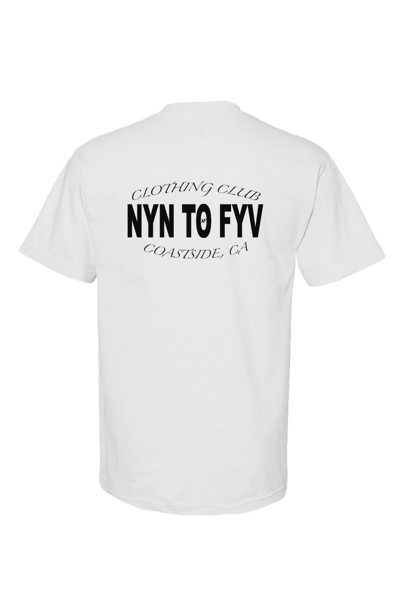 9 To 5 Clothing Club - White Double Sided Streetwear T-Shirt
