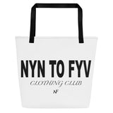 9 To 5 - Large Tote Bag w/ Pocket