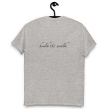 9 To 5 Health Is Wealth Double-Sided Classic Tee