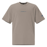 9 To 5 Coastside CA - Faded Grey Oversized Tee