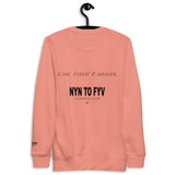 9 To 5 L.I.E - Dusty Rose Double Sided Premium Sweatshirt