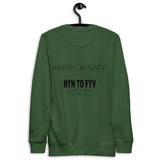 9 To 5 Money Magnet - Forest Green Double Sided Premium Sweatshirt