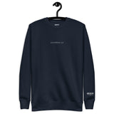 9 To 5 Coastside CA - Navy Double Sided Premium Sweatshirt