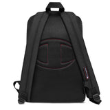 "A Nyn To Fyv Champion" Embroidered Backpack