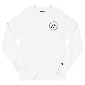 "A Nyn To Fyv Champion" Embroidered Long Sleeve