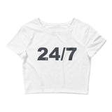 "Double Time" Crop T-Shirt