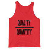 "Quality Over Quantity" Tank Top