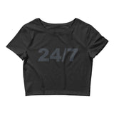 "Double Time" Crop T-Shirt