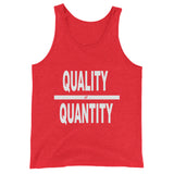 "Quality Over Quantity" Tank Top
