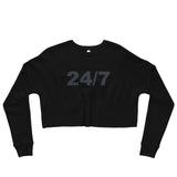 "Double Time" Crop Sweatshirt