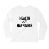 "Health Is Wealth" Long Sleeve - Fitted