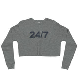 "Double Time" Crop Sweatshirt