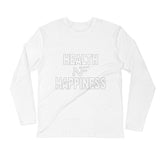 "Health Is Wealth" Long Sleeve - Fitted
