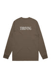 9 To 5 Thriving - White Classic Double Sided L/S T-Shirt