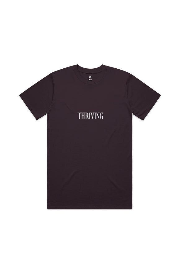 9 To 5 Thriving - Plum Double Sided Classic T-Shirt