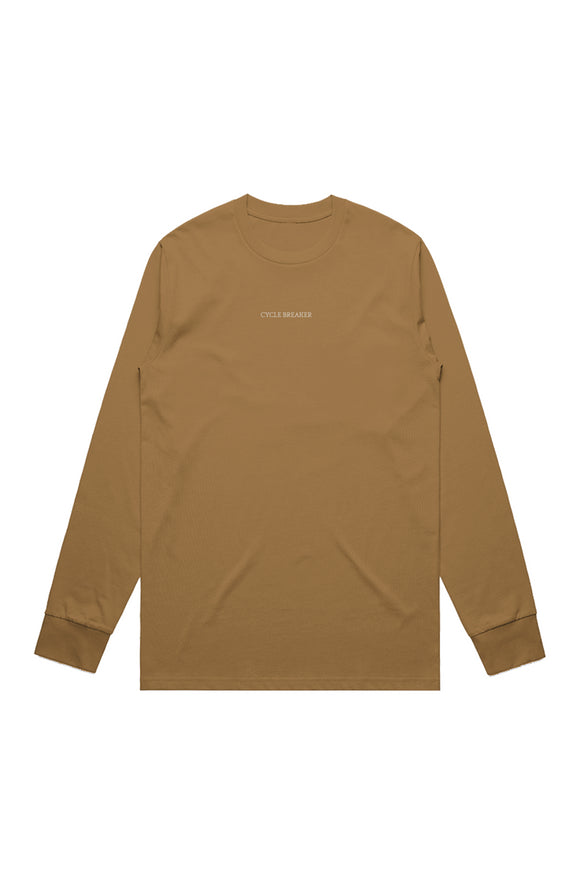 9 To 5 Cycle-Breaker - Camel Classis L/S T-Shirt