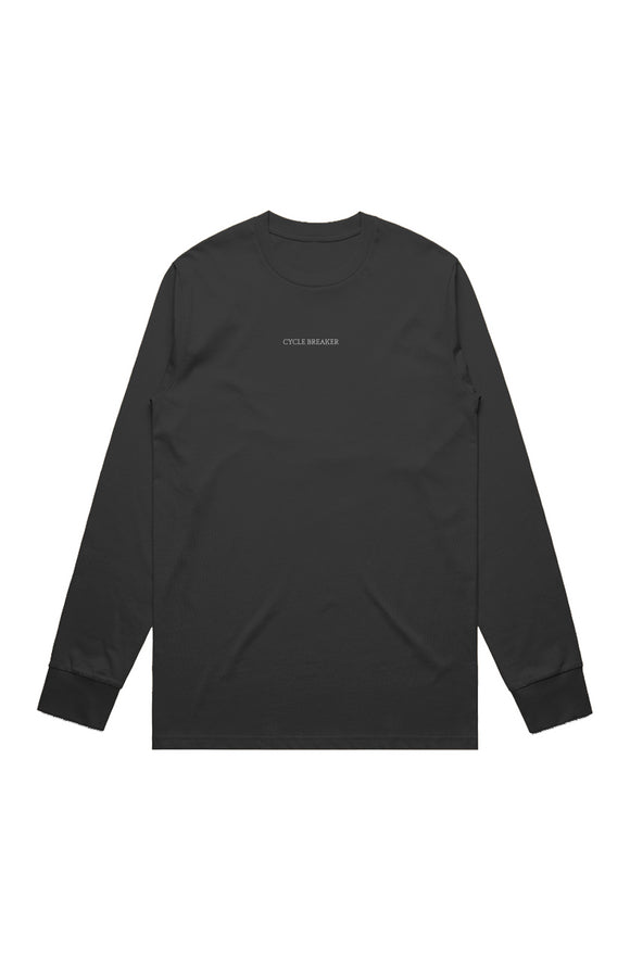 9 To 5 Cycle-Breaker - Black Classis L/S T-Shirt