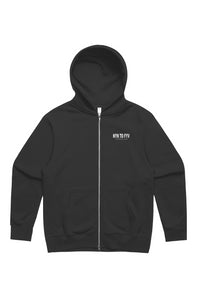 9 To 5: Clothing Club - Black Heavy Zip Hoodie (Re