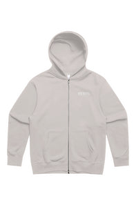 9 To 5: Clothing Club - Bone Heavy Zip Hoodie (Rel