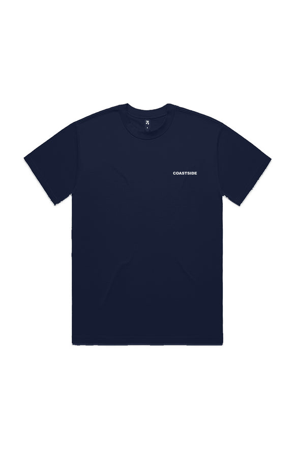 9 To 5: Coastside - Navy Heavy T-Shirt (Relaxed Fi