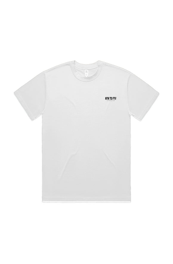 9 To 5: Clothing Club - White Heavy T-Shirt (Relax