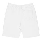 9 To 5 Waves & Clouds - White Fleece Shorts