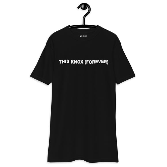 9 To 5 x This Knox - Forever - Black Double Sided Premium Tee