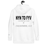 9 To 5 Coastside CA - White Double Sided Premium Hoodie (Limited Edition)
