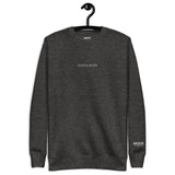 9 To 5 Health Is Wealth - Charcoal Double Sided Premium Sweatshirt