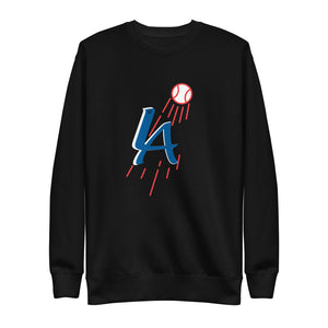 "Born and Raised a Dodger" Fleece Pullover