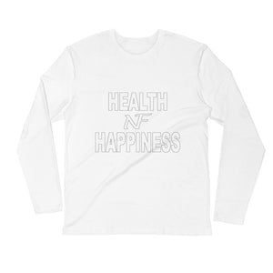 "Health Is Wealth" Long Sleeve - Fitted